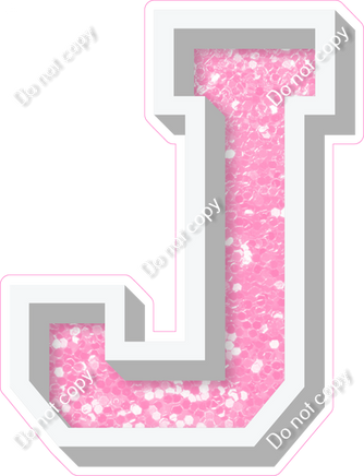 VA 23.5" Individuals - Baby Pink Sparkle J