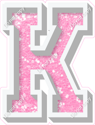 VA 23.5" Individuals - Baby Pink Sparkle K
