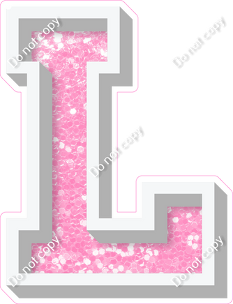 VA 23.5" Individuals - Baby Pink Sparkle L