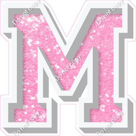 VA 23.5" Individuals - Baby Pink Sparkle M