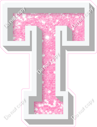 VA 23.5" Individuals - Baby Pink Sparkle T