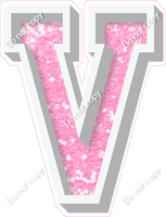 VA 23.5" Individuals - Baby Pink Sparkle V