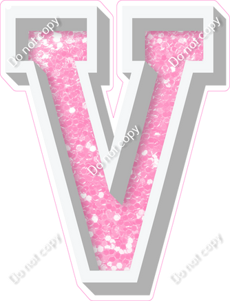 VA 23.5" Individuals - Baby Pink Sparkle V