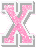 VA 23.5" Individuals - Baby Pink Sparkle X