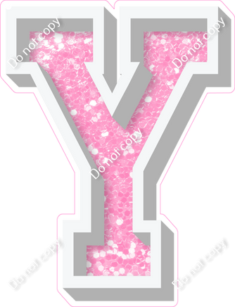 VA 23.5" Individuals - Baby Pink Sparkle Y