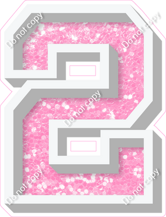 VA 23.5" Individuals - Baby Pink Sparkle 2