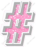 VA 23.5" Individuals - Baby Pink Sparkle #