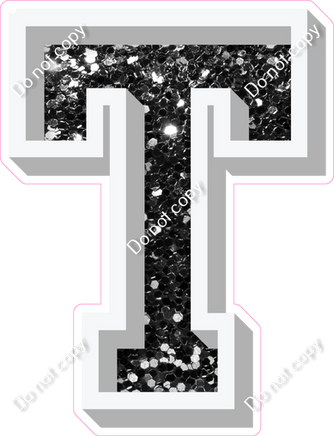 VA 23.5" Individuals - Black Sparkle T