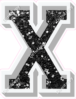 VA 23.5" Individuals - Black Sparkle X