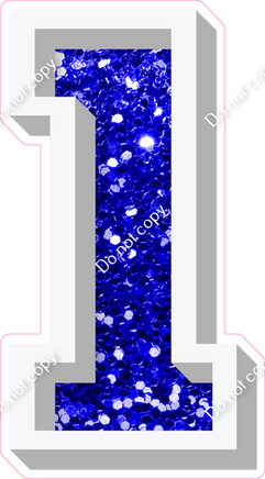 VA 23.5" Individuals - Blue Sparkle 1