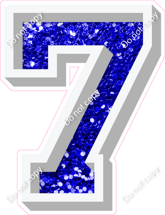 VA 23.5" Individuals - Blue Sparkle 7