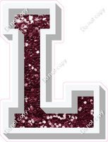 VA 23.5" Individuals - Burgundy Sparkle L