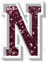 VA 23.5" Individuals - Burgundy Sparkle N