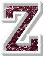 VA 23.5" Individuals - Burgundy Sparkle Z