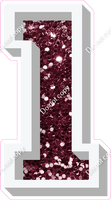 VA 23.5" Individuals - Burgundy Sparkle 1
