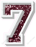 VA 23.5" Individuals - Burgundy Sparkle 7