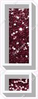 VA 23.5" Individuals - Burgundy Sparkle !