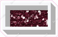 VA 23.5" Individuals - Burgundy Sparkle Dash