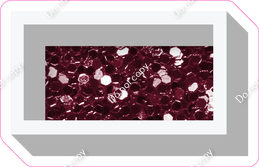 VA 23.5" Individuals - Burgundy Sparkle Dash