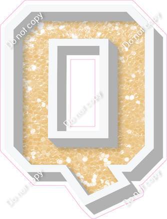 VA 23.5" Individuals - Champagne Sparkle Q