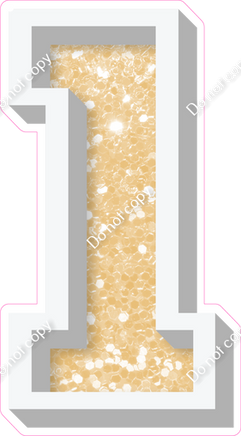 VA 23.5" Individuals - Champagne Sparkle 1