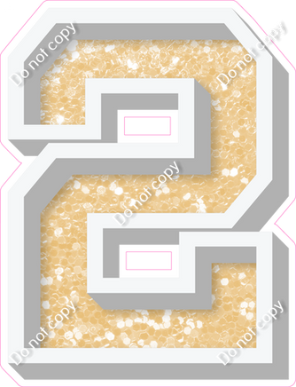 VA 23.5" Individuals - Champagne Sparkle 2