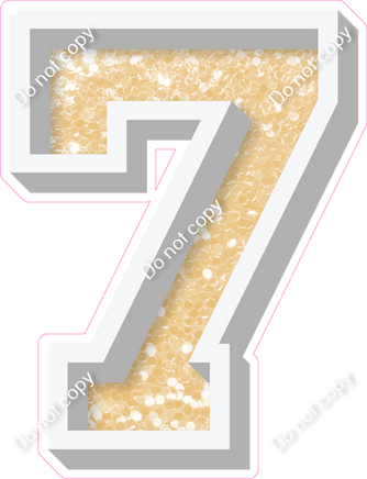 VA 23.5" Individuals - Champagne Sparkle 7