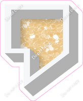 VA 23.5" Individuals - Champagne Sparkle Apostrophe