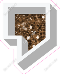 VA 23.5" Individuals - Chocolate Sparkle Apostrophe