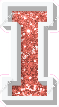 VA 23.5" Individuals - Coral Sparkle I