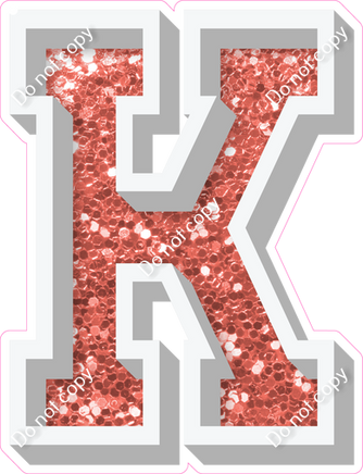 VA 23.5" Individuals - Coral Sparkle K