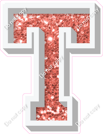 VA 23.5" Individuals - Coral Sparkle T