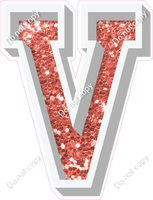 VA 23.5" Individuals - Coral Sparkle V