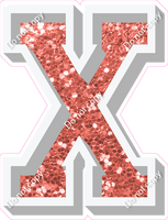 VA 23.5" Individuals - Coral Sparkle X