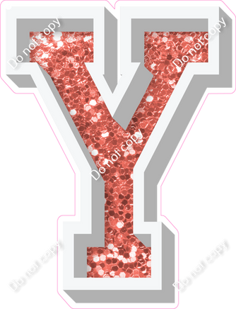 VA 23.5" Individuals - Coral Sparkle Y