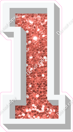 VA 23.5" Individuals - Coral Sparkle 1
