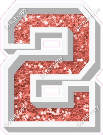 VA 23.5" Individuals - Coral Sparkle 2