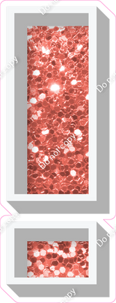 VA 23.5" Individuals - Coral Sparkle !