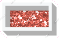 VA 23.5" Individuals - Coral Sparkle Dash