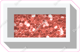 VA 23.5" Individuals - Coral Sparkle Dash