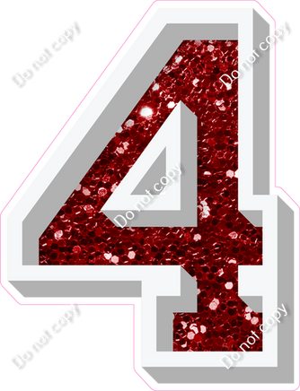 VA 23.5" Individuals - Crimson Sparkle 4
