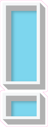 VA 23.5" Individuals - Flat Baby Blue !