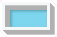 VA 23.5" Individuals - Flat Baby Blue Dash