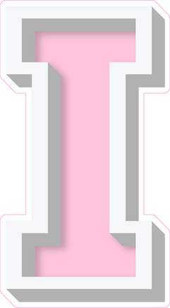 VA 23.5" Individuals - Flat Baby Pink I
