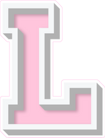 VA 23.5" Individuals - Flat Baby Pink L
