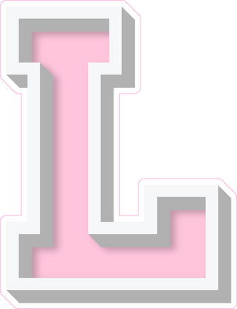 VA 23.5" Individuals - Flat Baby Pink L