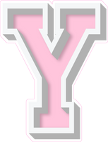 VA 23.5" Individuals - Flat Baby Pink Y