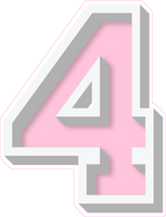 VA 23.5" Individuals - Flat Baby Pink 4