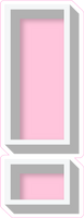 VA 23.5" Individuals - Flat Baby Pink !