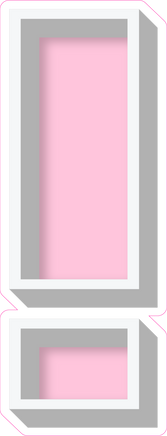 VA 23.5" Individuals - Flat Baby Pink !